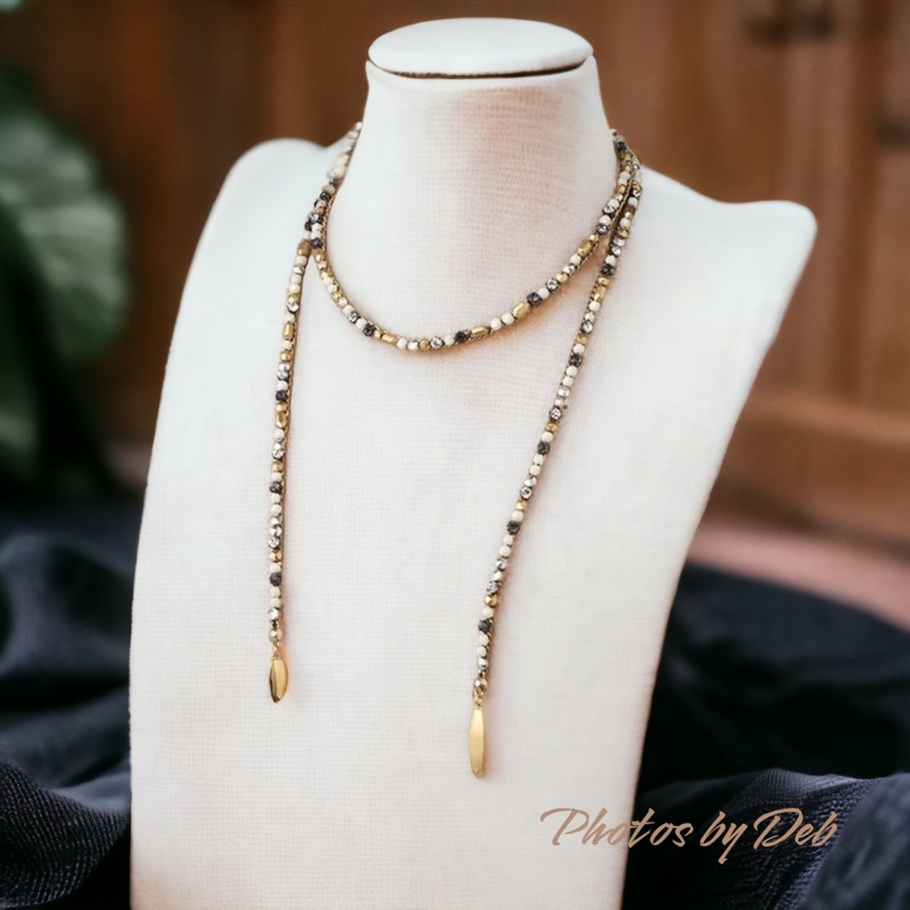 💖2 FOR $40💖 Stella and Dot Zoe Lariat Gold Necklace w/box